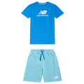New Balance T-Shirt Short Set - New Balance Blue/Green