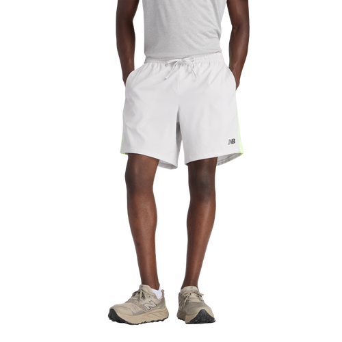  - New Balance Fast Days 7" Shorts - Grey/Yellow