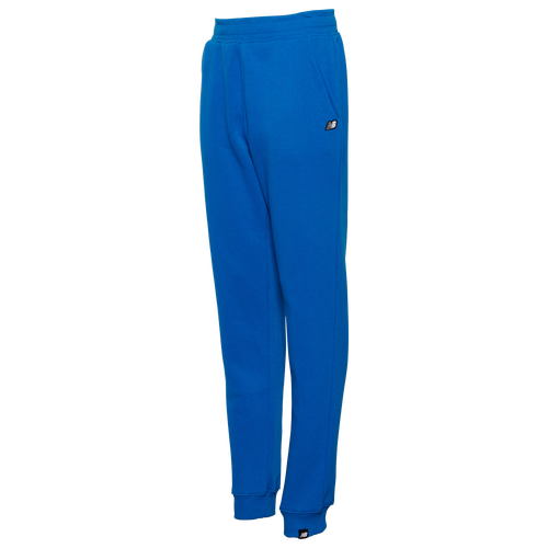 

Boys New Balance New Balance Fleece Joggers - Boys' Grade School Blue Oasis/White Size M