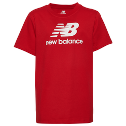 Boys' Grade School - New Balance Logo T-Shirt - Team Red