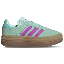 Girls' Grade School - adidas Originals Gazelle Bold - Teal/Purple