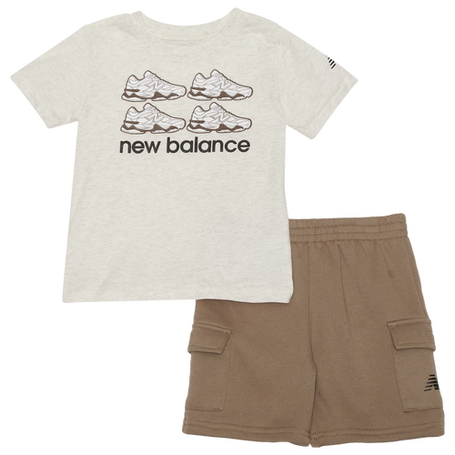 New Balance Boys   9060 T-shirt And Cargo Short Set