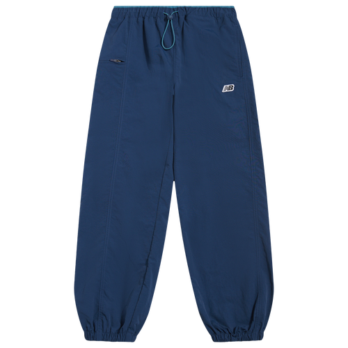 Boys New Balance NB GSB PREMIUM PANELLED PARACHUTE TROUSER - Boys' Grade School Navy/Navy Size XL