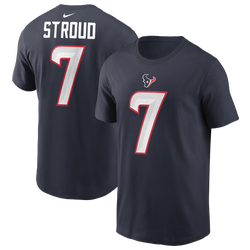 Men's - Nike CJ Stroud Texans Short Sleeve T-Shirt - Marine
