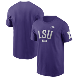Men's - Nike Lsu Arch Short-Sleeve T-Shirt - Purple