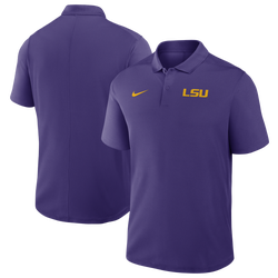 Men's - Nike Lsu Primary Polo - Purple