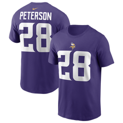 Men's - Nike Vikings Adrian Peterson Retired Player T-Shirt - Purple