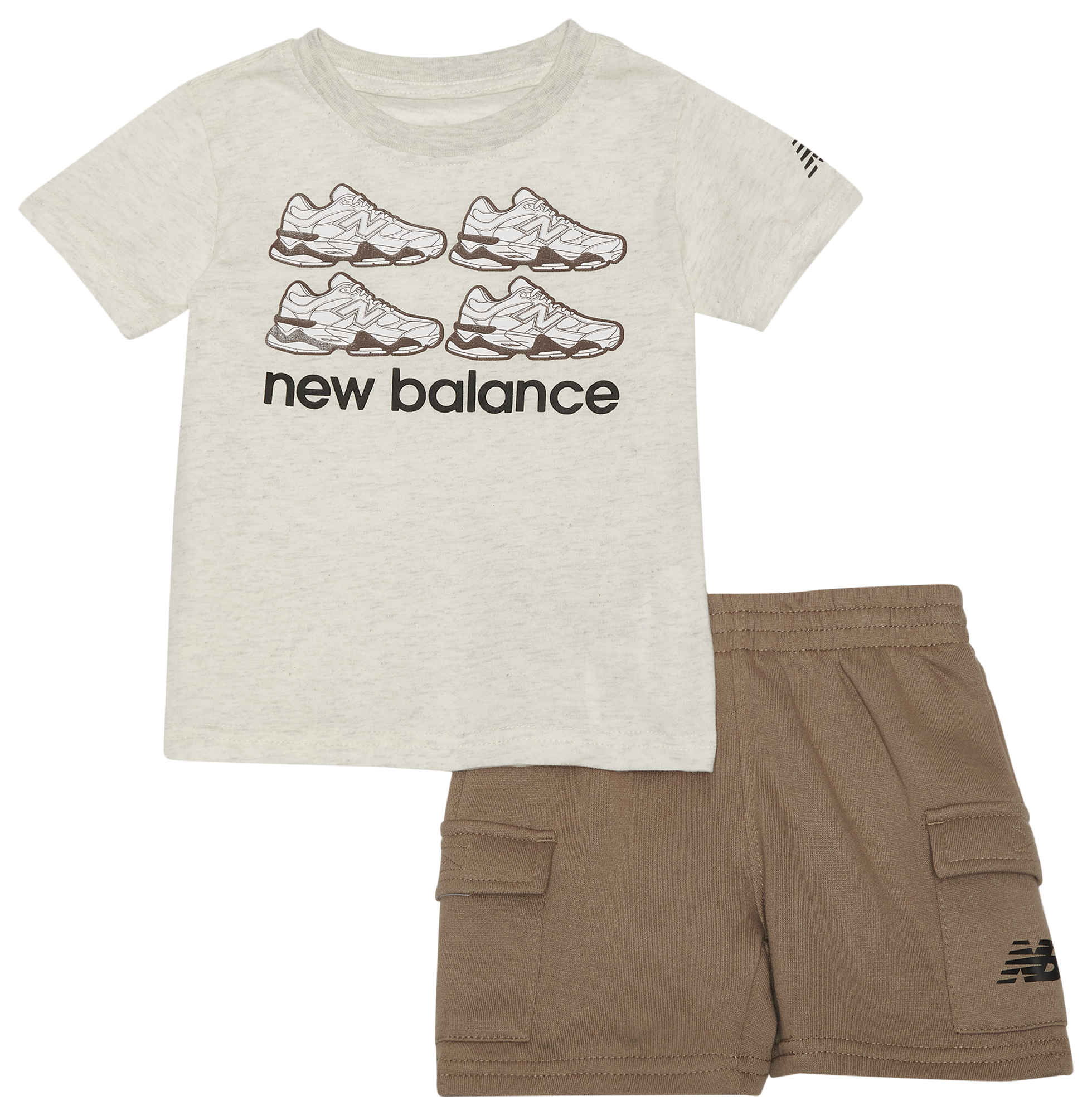 New Balance 9060 T-Shirt and Cargo Short Set