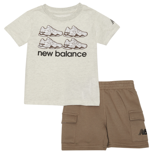 New Balance Boys   9060 T-shirt And Cargo Short Set