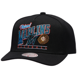 Mitchell & Ness Marlins Denim Cord Pro Pinch Cap - Adult | Champs