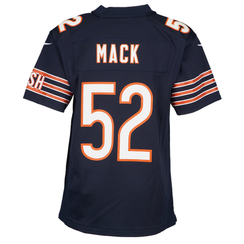 

Nike Boys Khalil Mack Nike Bears Team Color Game Day Jersey - Boys' Grade School White/Navy Size XL