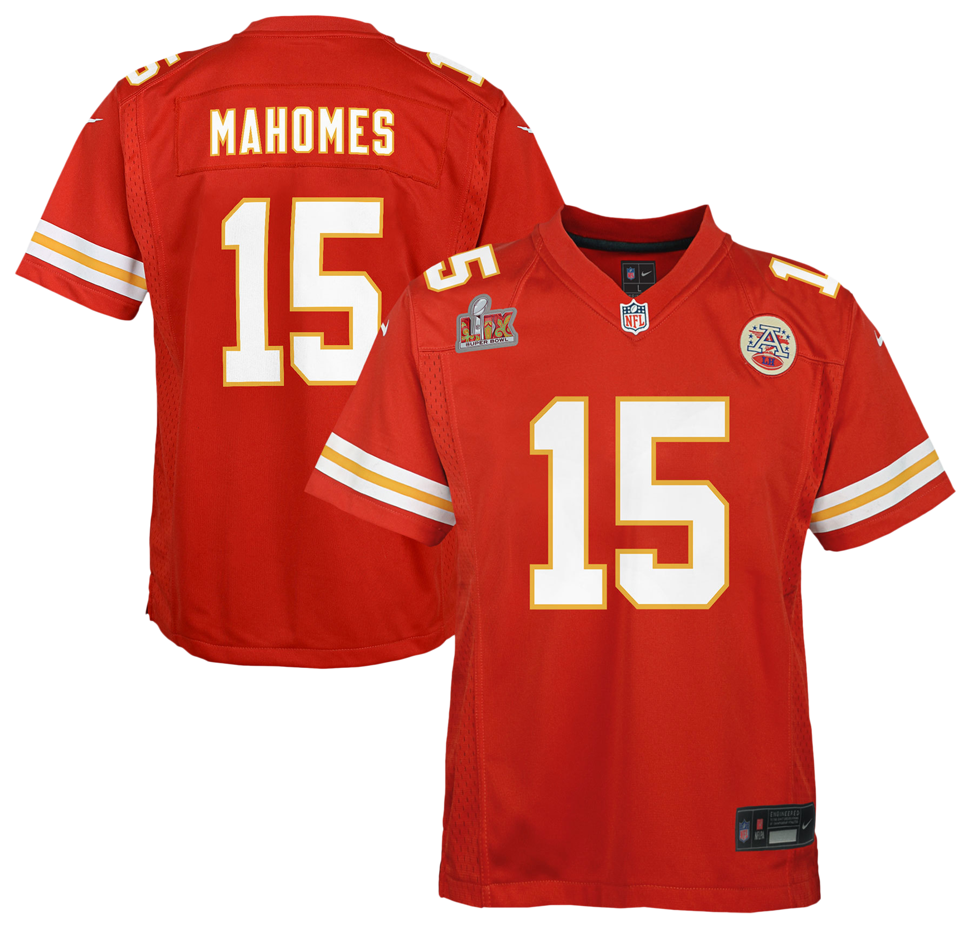 Nike Chiefs Team Color Game Day Jersey - Boys' Grade School