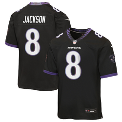 Boys' Grade School - Nike NFL Game Jersey - Black