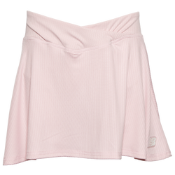 Girls' Grade School - New Balance Rib Tennis Skort - Rose Sugar/Rose Sugar