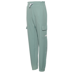 Girls' Grade School - New Balance Hybrid Stretch Woven Pants - Salt Marsh/Salt Marsh