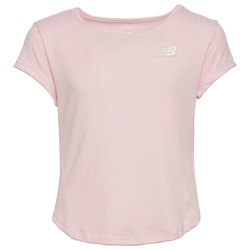 Girls' Grade School - New Balance Rib Top - Rose Sugar/Rose Sugar