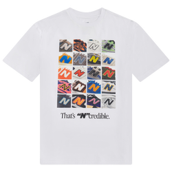 Boys' Grade School - New Balance Graphic T-Shirt - White/Multi