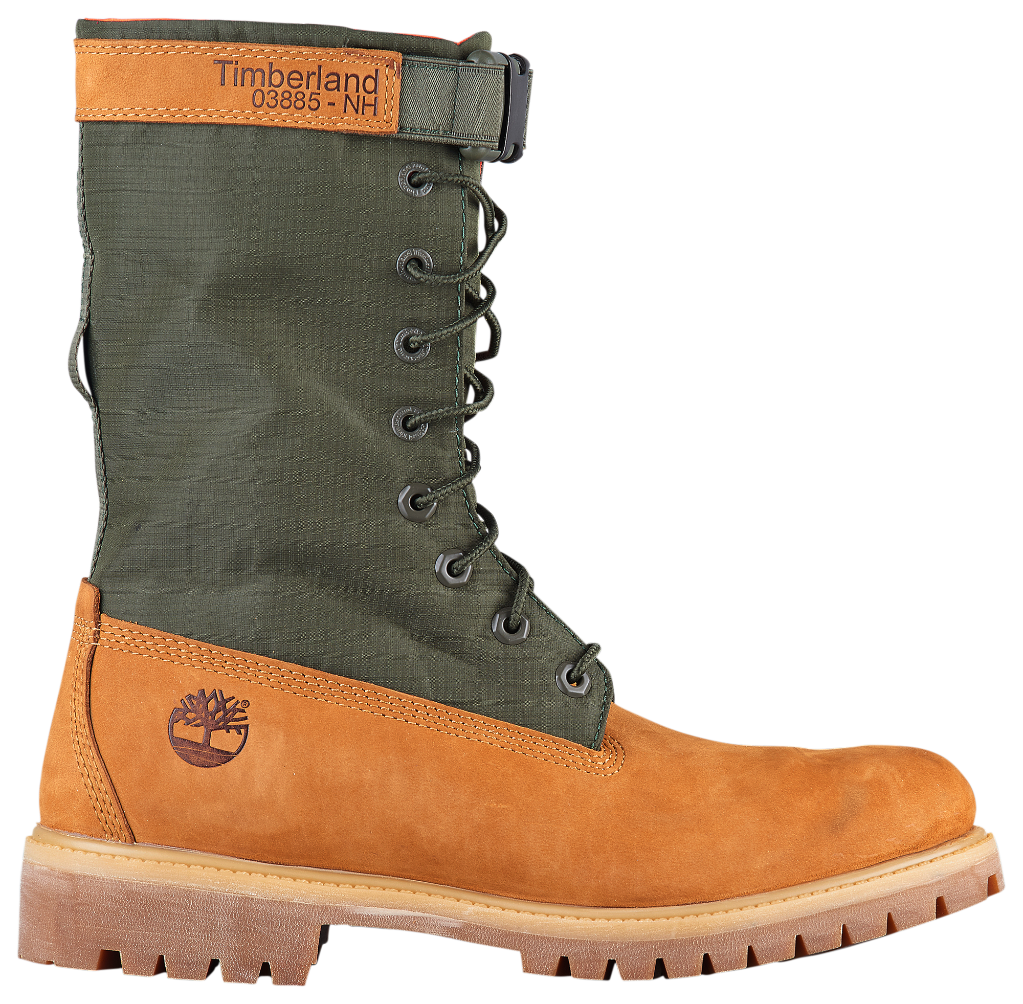 timberland gaiter boots on feet