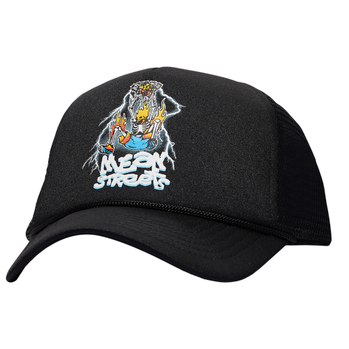 MENS - Coney Island Picnic Mean Streets Trucker - Black