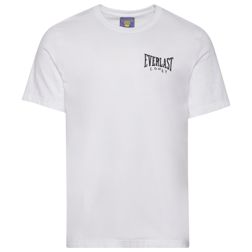 

Coney Island Picnic Mens Coney Island Picnic X Everlast Garment Dyed Short Sleeve T-Shirt - Mens White/White Size XL