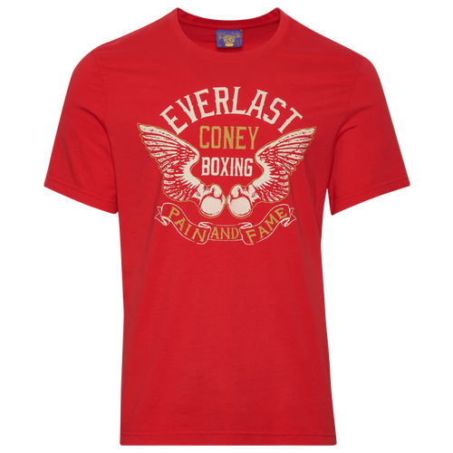 

Coney Island Picnic Mens Coney Island Picnic X Everlast Fame Garment Dyed S/S T-Shirt - Mens Scarlet/Red Size M