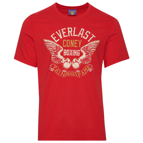 

Coney Island Picnic Mens Coney Island Picnic X Everlast Fame Garment Dyed S/S T-Shirt - Mens Scarlet/Red Size S