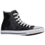 Converse All Star Leather High Top - Men's Black/White