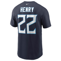 Men's - Nike Titans Name & Number T-Shirt - Navy/Navy