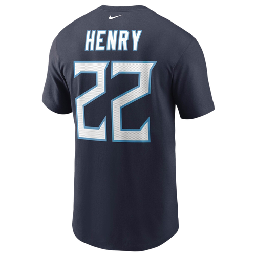 

Nike Mens Derrick Henry Nike Titans Name & Number T-Shirt - Mens Navy/Navy Size XL