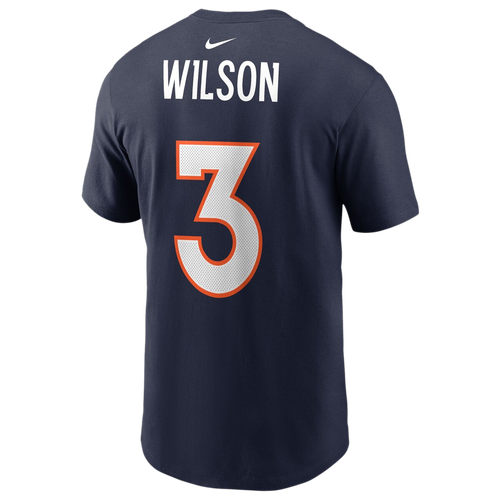 

Nike Mens Russell Wilson Nike Broncos Name & Number T-Shirt - Mens Navy/Navy Size XL