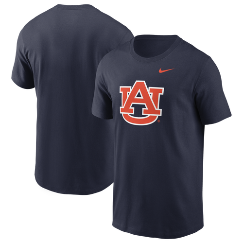Nike Mens Auburn Tigers Auburn Primary Short-Sleeve T-Shirt - - Navy Size XXL