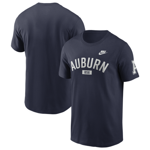 Nike Mens Auburn Tigers Auburn Arch Short-Sleeve T-Shirt - - Navy Size XXL