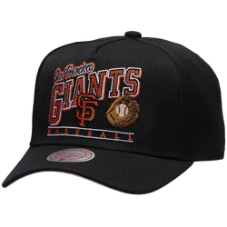 Adult - Mitchell & Ness Giants Baseline Pro Pinch Cap - Black