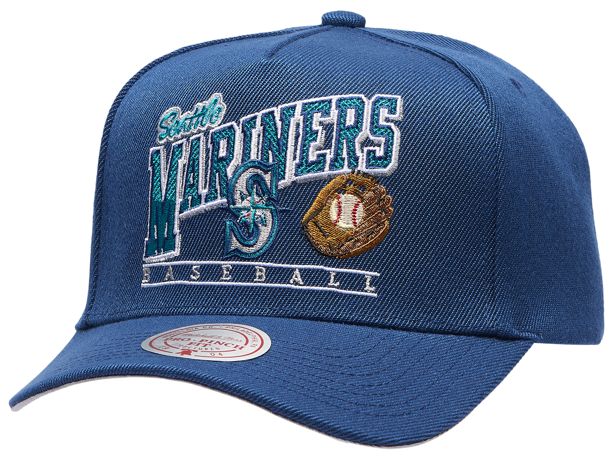 Mitchell & Ness Marlins Baseline Pro Pinch Cap - Adult