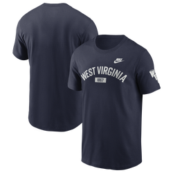 Men's - Nike West Virginia Arch Short-Sleeve T-Shirt - Navy