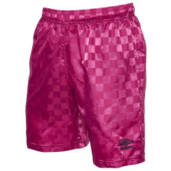 Men's - Umbro Checkerboard Shorts - Festival Fuschia