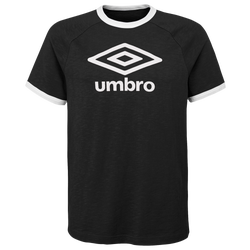 Men's - Umbro Logo T-Shirt - Black Beauty/White
