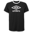 Umbro Logo T-Shirt - Men's Black Beauty/White