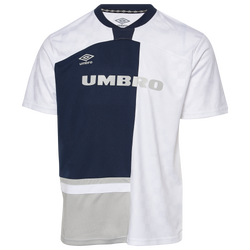Men's - Umbro Logo Jersey - White/Dark Navy