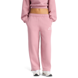 Women's - New Balance Linear Heritage Fleece Barrel Pants - Rosewood/Rosewood