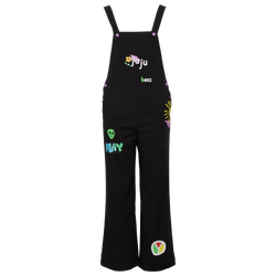 Girls' Grade School - JuJuBeez Scribble Overall - Black/Multi