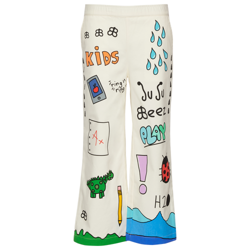 

Girls JuJuBeez JuJuBeez Scribble Woven Pants - Girls' Grade School Multi/Chalk Grey Size XL