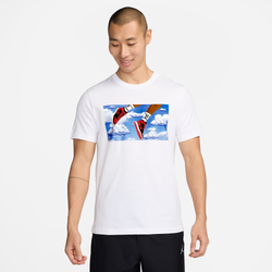 Men's - Jordan Flight Essential Short Sleeve Crew - White/Black