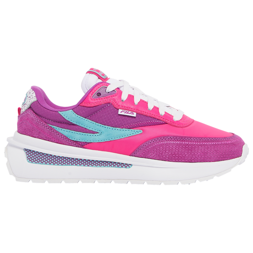 

Fila Girls Fila Renno - Girls' Grade School Running Shoes Pink/Purple/White Size 6.0