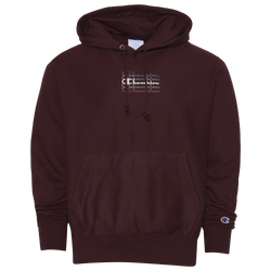 Men's - Champion Gradient Hoodie - Maroon/Grey