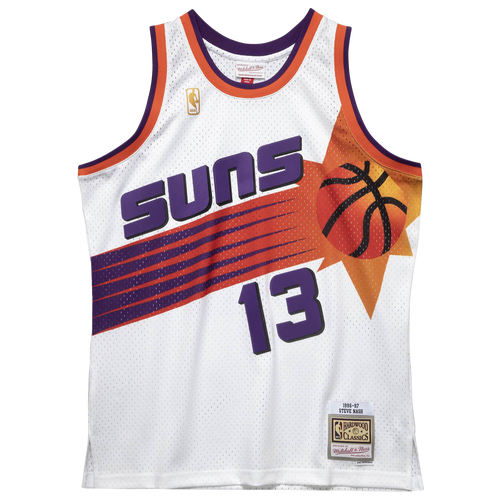 

Mitchell & Ness Mens Phoenix Suns Mitchell & Ness Suns Swingman Jersey - Mens White Size XL