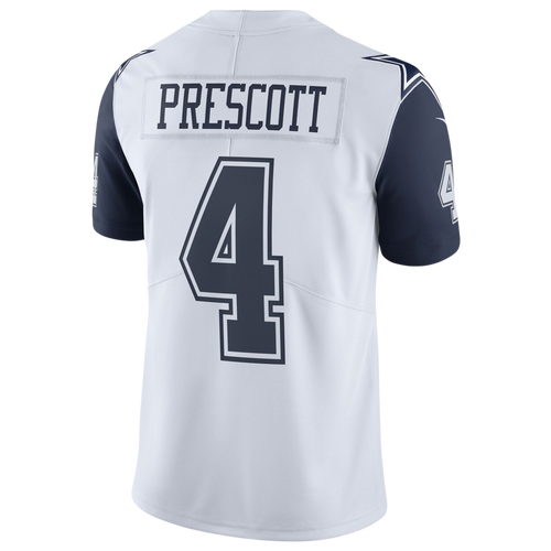 

Nike Mens Dak Prescott Nike Cowboys Vapor Limited Jersey - Mens White Size M