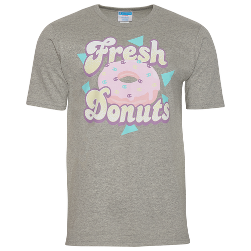 

Champion Mens Champion Fresh Donuts T-Shirt - Mens Pink/Grey Size XL