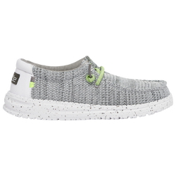 Boys' Preschool - HEYDUDE Wally Sox - Grey/White