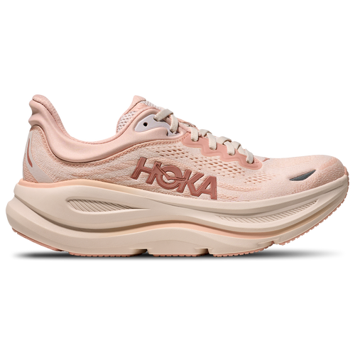 WOMENS - HOKA Bondi 9 - Rose Latte/Cream